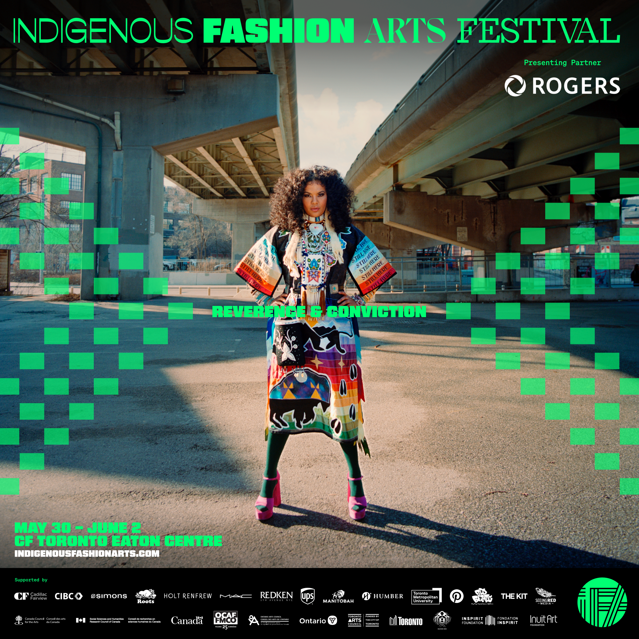 Indigenous Fashion Arts Festival Fourth Biennial Edition Returns May 30 – June 2, 2024 with Runway Shows and Marketplace at CF Toronto Eaton Centre